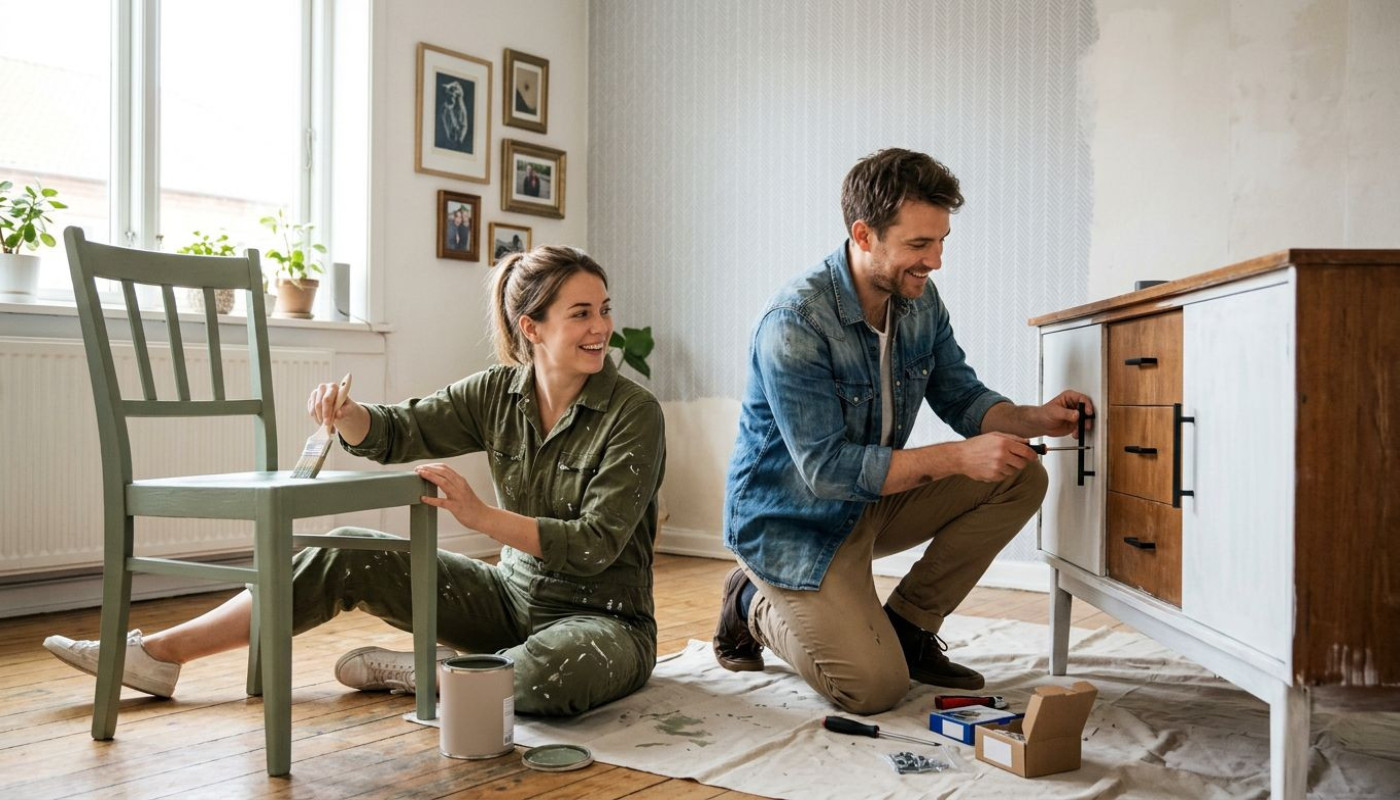 Diy-renovieren: wie man mit kleinen mitteln großes bewirken kann